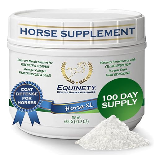 100-Day Supply Equinety Horse XL Powder Horse Supplement with Amino Acids - style: Horse XL