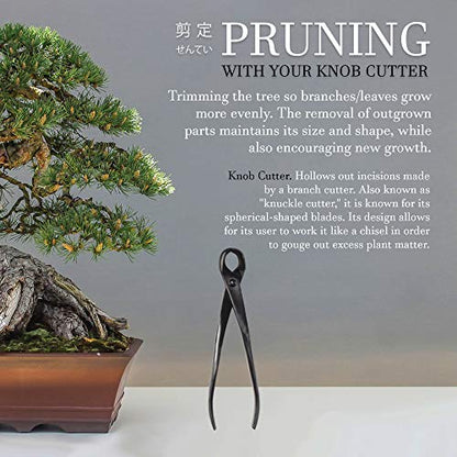 BambooMN Bonsai 8" Knob Cutter Tool - 1 Piece - color: 8" Knob Cutter, size: 1