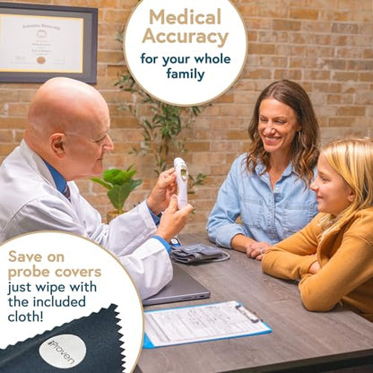 iProven Ear Thermometer with Non-Touch Forehead Function, Superior Accuracy