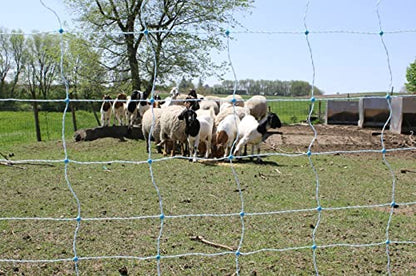 All-Purpose Electric Utility Netting (35" x 82') Electric Fence for Goats, Sheep, Gardens, Beehives, Dogs, and More for Backyards, Homesteads, Farms and Ranches - size: 35" x 82'