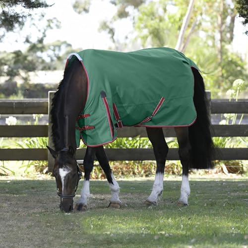 WeatherBeeta ComFiTec Prelim Standard Neck Lite, Dark Green/Red/White, 57" - size: 57"