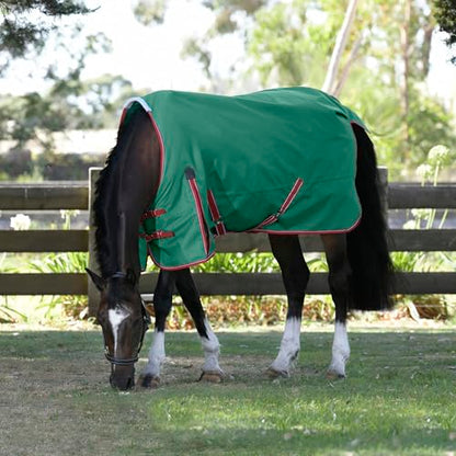 WeatherBeeta ComFiTec Prelim Standard Neck Lite, Dark Green/Red/White, 57" - size: 57"