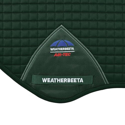 WeatherBeeta Prime Air-Tec Jump Shaped Saddle Pad - color: Forest Green, size: Large