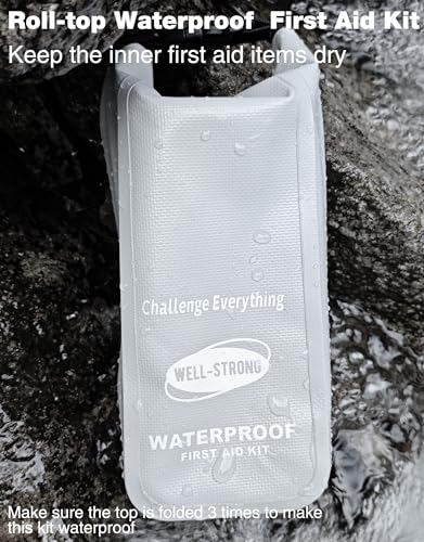 Waterproof First Aid Kit for Boat Marine Roll Top Dry Bag Light Grey - color: Ws011-lightgrey