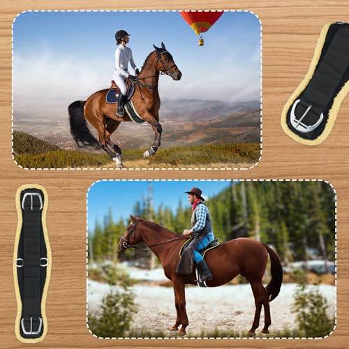 Soulchen Fleece Horse Cinch with Removable Liners 30 Inch Breathable