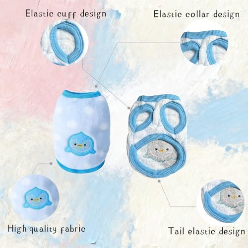 Ultra-Small Pet Winter Clothes, 4-Piece Luxuriously Soft Coral Fleece Set | XXS Size for Guinea Pigs, Rabbits, Ferrets, Tiny Chihuahuas (XXS: Fits pets 1-2 lbs) - size: xxs