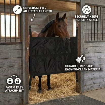 35.4x25.8 Horse Stall Guard Gate, Barn Fencing Privacy Divider | 35.4x25.8" Stall Guards for Horses & Horse Stall Gate, Stable Fencing Privacy Divider Guard for Barn, Shelter & Transport.