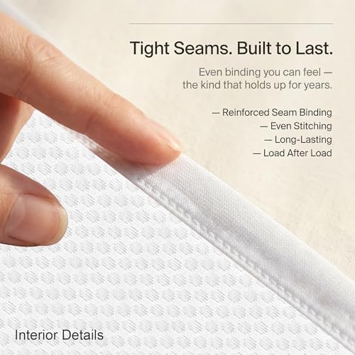 Mesh Laundry Bags for Delicates, 3 Pack, 12 x 16 Inches | Honeycomb mesh protects bras, lingerie, and underwear from snags — zippered closure stays secure throughout the wash cycle