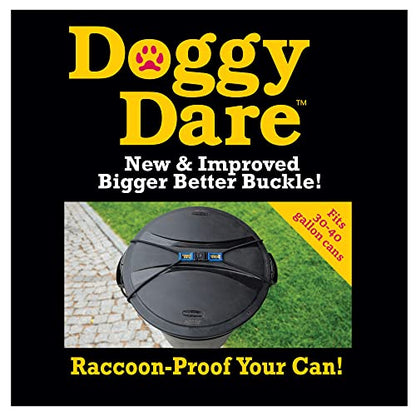 (2 Pack) Doggy Dare Trash Can Lock - Medium - Fits 30-40 Gallon Trash Cans - Perfect for Dogs, Raccoons, Opossums - Bungee Cord Design Makes Install Simple (Trash Can NOT Included) - size: 2-Pack Medium 30-40 Gallon