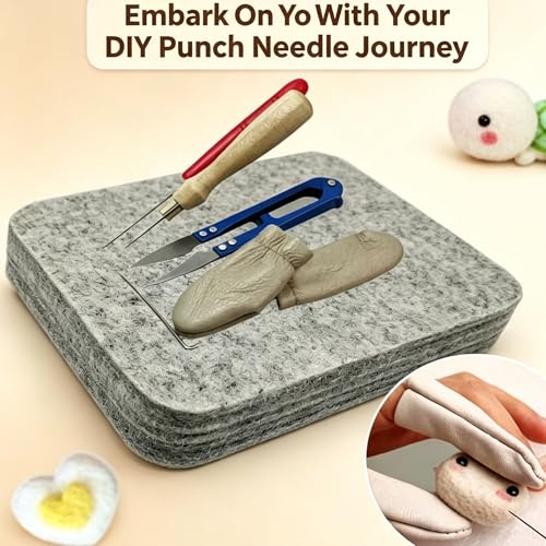 Wool Needle Felting Pad, Felting Mat, Wool Art Block Supplies, 6x6x1 inch | Needled Felting Mat, Woolen Block, Felting Tools, Thick and Firm, Needle Felting Base - size: 6inch*6inch