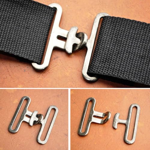 2 Inch Horse Rug Buckle Set, Adjustable Bow Tie Hardware Clip Set For Equine Stable Sheet Blanket Straps, Bow Ties - color: 3pcs