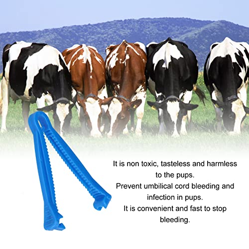 Disposable Umbilical Cord Clamp Household Birth Umbilical Tape Clamp Clips for Cattle and Horse
