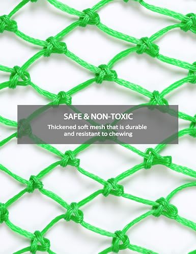 Harrison Howard Slow Feed Hay Net Horse 2 Pcs Horse Feeding Supplies Bright Green 40" Length with 2" Holes