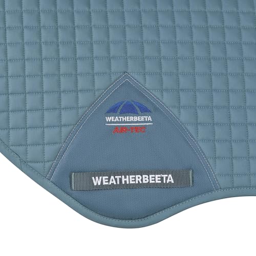 WeatherBeeta Prime Air-Tec Jump Shaped Saddle Pad - color: Washed Denim, size: Large