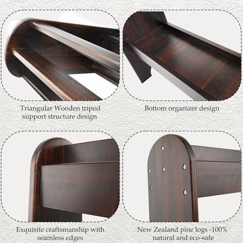 Wood Saddle Rack,Pine Saddle Stand Western & English Saddle Rack for Horse Tack Organizers,Suitable for Displaying Trophy Saddles - style: Wood-1pcs