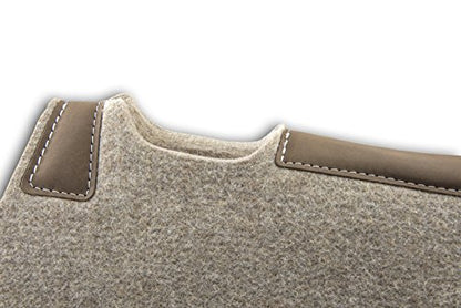 The Montana 100% Extra Fine Wool Made in the USA Saddle Pad by Southwestern 3/4" or 1" Thick and Designer Wear Leather - color: Turquoise Bloom, size: 32" x 32": 1" Inch Thick