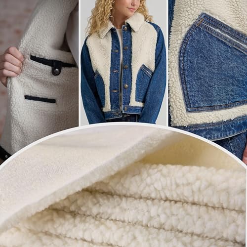 Heavy Duty Sherpa Sheep Skin 60" Wide - 21oz per Yard, 7.7mm Sold by The Yard (Taupe with Black Floss) - color: Taupe With Black Floss, size: Heavy Duty Sherpa