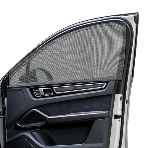 Wevdn 2 PCS Car Window Shade, Breathable Mesh Auto Front Rear Side Window Sun Shades, UV Protection car Window Screens for Baby and Kids, Auto Camping Curtains Privacy Protection Shades (SUV Front) - color: SUV Front