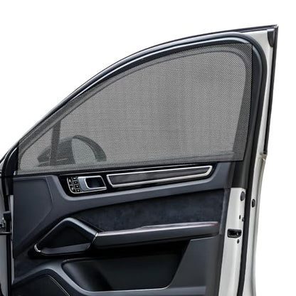 Wevdn 2 PCS Car Window Shade, Breathable Mesh Auto Front Rear Side Window Sun Shades, UV Protection car Window Screens for Baby and Kids, Auto Camping Curtains Privacy Protection Shades (SUV Front) - color: SUV Front