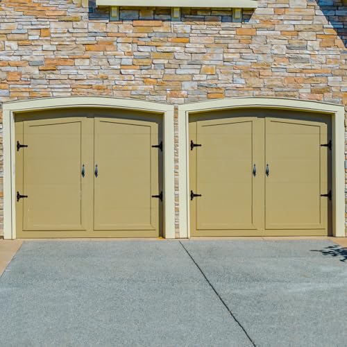 TDCHINGES Gate Hinges Heavy Duty 6 Inch 6 Pack T Strap Garden Shed Doors - size: 6Pack-6inch
