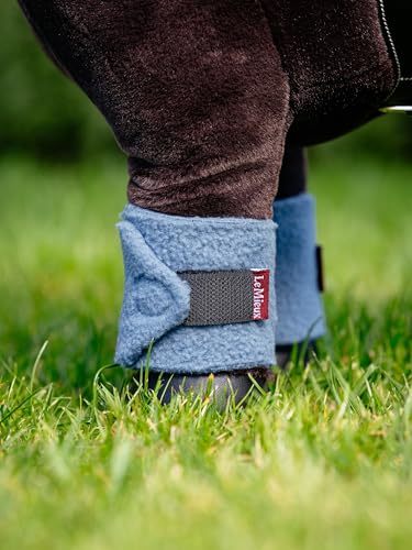 LeMieux Toy Pony Bandages for Toy Pony - Fleece - Simple Fastening - Suitable for Ages 3 Years + - Ice Blue - color: Ice Blue
