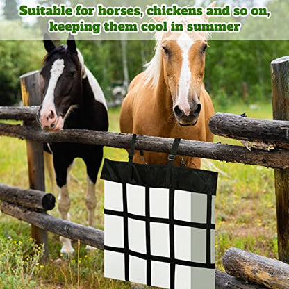 Tessco for you 1 Pcs Box Fan Holders for Horse Stall, Nylon Bag,Black - color: Black