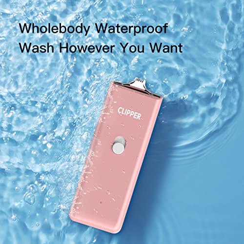 Dog Cat Home Hair Waterproof Clipper Portable Pet Shaver - color: Pink-2