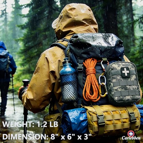 Carlebben EMT MOLLE Ifak Pouch Tactical MOLLE Medical First Aid Kit Utility Pouch ACU Camouflage - color: ACU Camouflage