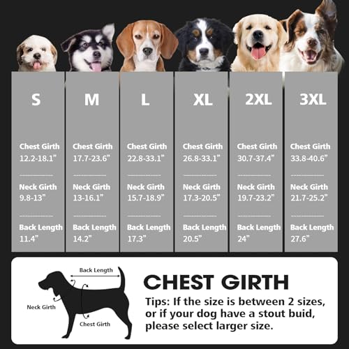 Fragralley Dog Coat Medium, Waterproof Dog Jacket with Warm Fleece Lining, Adjustable Reflective Dogs Winter Coat, Turtleneck Pet Coats for Cold Weather (Black M) - color: Black, size: Medium