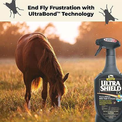Absorbine UltraShield EX Insecticide & Repellent, Combo Pack Sprayer+Gallon - size: 32oz Sprayer + 128oz Refill Combo