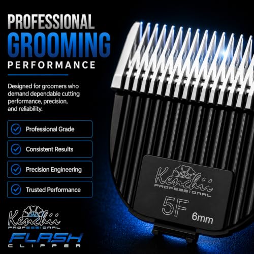 Kenchii Flash Clipper Blade 5F(6mm), Original Flash Only - size: 5F