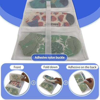 Mesh laundry bags for washing machine, can wash 10 pairs of socks, maintain shape, keep one pair,Laundry room organization suitable for socks and small items, 2pcs (Small) - size: Small