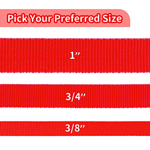 HIKISS Long Dog Leash Obedience Recall Training Agility Lead with Thickening Material for Large Dog - 15ft 20ft 30ft 50ft 100ft Training Leash(Red 15ft) - color: T4:Large Dog Thicken red, size: 15 Feet