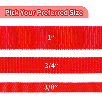 HIKISS Long Dog Leash Obedience Recall Training Agility Lead with Thickening Material for Large Dog - 15ft 20ft 30ft 50ft 100ft Training Leash(Red 15ft) - color: T4:Large Dog Thicken red, size: 15 Feet