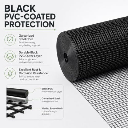 GoldPeak Hardware Cloth 1/2 inch Chicken Wire Mesh 72 x 100 Ft 19 Gauge - size: 1/2 inch 72''x100'