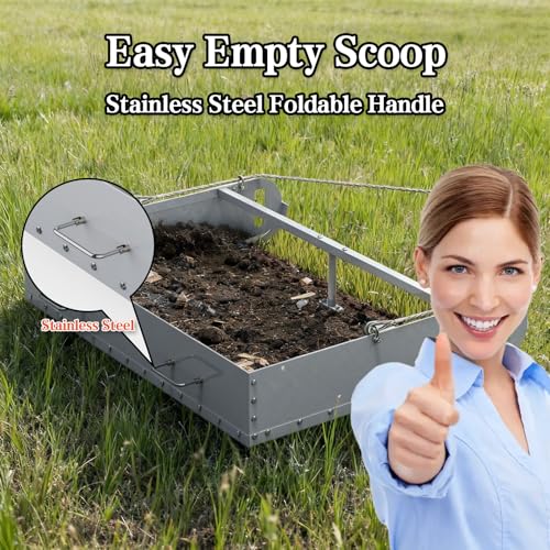 Pasture Manure Scoop Silver