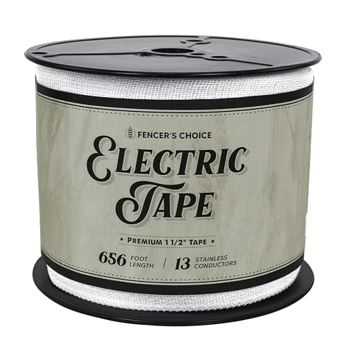 Fencer's Choice 1.57 in Electric Tape Fence (White)