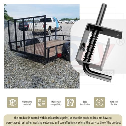 Karbay Trailer Gate Spring Latch Complete Kit, 847 Replacement for Carry-On
