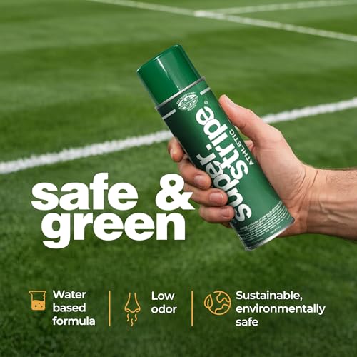 Fox Valley Athletic Field Striping Paint 18 oz Pack of 6, Green - color: Athletic Green
