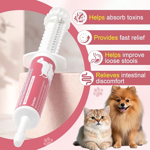 Activated Charcoal for Dogs and Cats - Supports Digestive Comfort Anti-Diarrheal, Toxin Absorber for Pet Emergency, Puppy & Pet Poisoning Kit, 30 ml