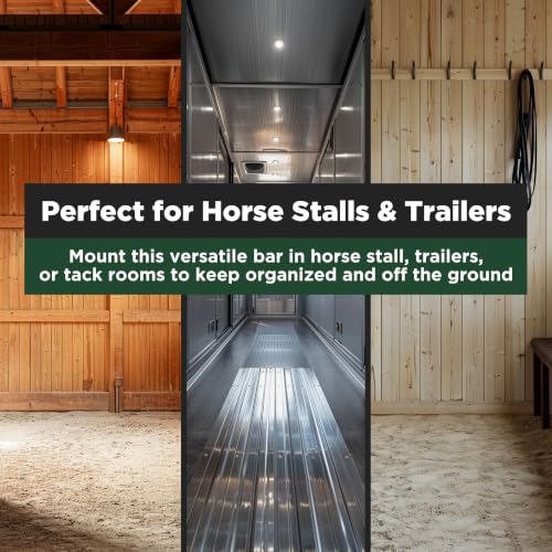 Scenic Road 36" Fold Down Wall Mount Blanket Rack for Horse Stall (SR36) - size: 36-inch Fold Down