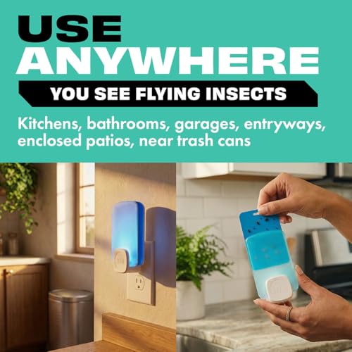 STEM Flying Insect Indoor Trap, UV Light Plug-In, 2 Devices + 2 Cartridges - size: 2 Devices + 2 Cartridges