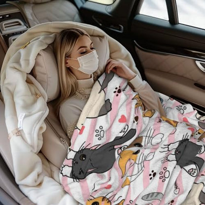 Cute Cat Throw Blanket Fuzzy Soft Cozy Cute Cat Blankets Soft Throws Warm Lightweight Plush Fleece Throw Blanket for Kids Men Women Gift Bed Couch Sofa 60"x50" - color: Cat, size: 60"x50"