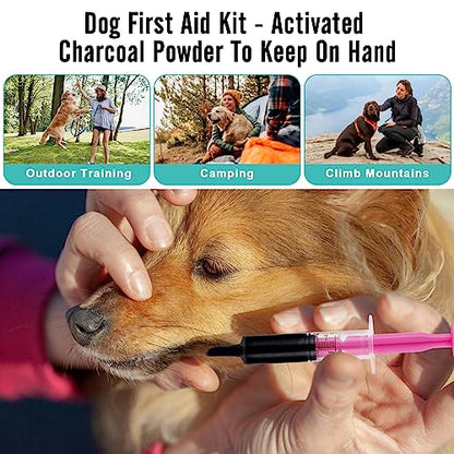 Activated Charcoal for Dogs, Cats, and All Pets, Pet First Aid Kit Antidote for Poisoning, Indigestion & Diarrhea, Gas Relief, 8 oz (Powder) - size: 8oz