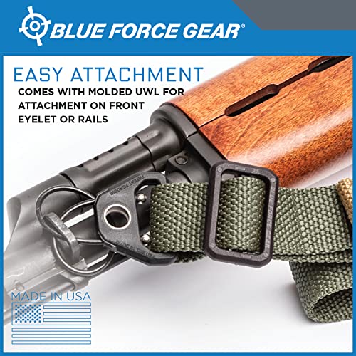 Blue Force Gear Standard Carry Sling, 2-Point Adjustable Sling, 44–55 Inch
