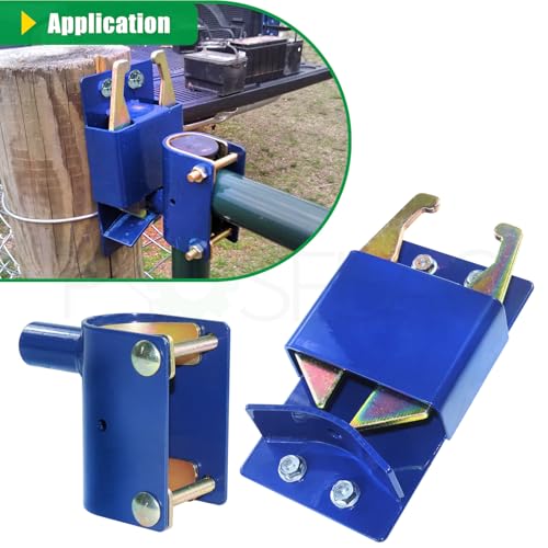 2 Pack S16100300 2 Way Farm Tube Gate Latch for Metal Tube Gates