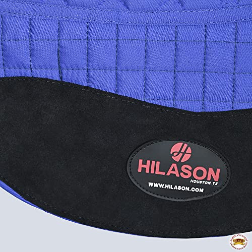 HILASON Western All Purpose Horse English Saddle Pad | All-Purpose - color: Royal Blue