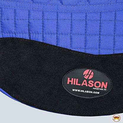 HILASON Western All Purpose Horse English Saddle Pad | All-Purpose - color: Royal Blue