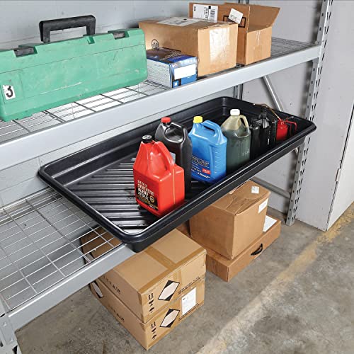 PIG Containment Tray - Rim to Rim Dimensions 52.25" L x 28.25" W x 5" H - Interior Bottom Dimensions 48" L x 24" W - 23.93 gal. Sump Capacity - PAK919 - size: 28.3" x 5" x 52.3"