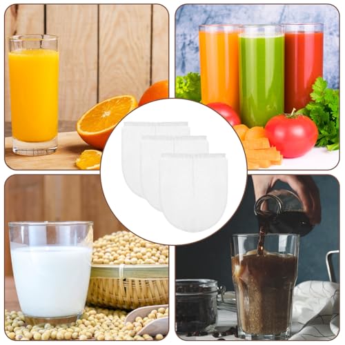 COMNICO Cheese Bags, 3 Pack 12" x 10" Nylon Reusable Fine Mesh Cheesecloth Strainer Nut Tea Beer Juice Filter Cloth for Cold Brew Coffee Yogurt Almond Soy Oat Milk | Nylon, Reusable, Fine Mesh, Filter Cloth, for Cold Brew Coffee, Yogurt, Almond, Soy, Oat